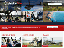 Tablet Screenshot of cuttingedgehelicopters.com